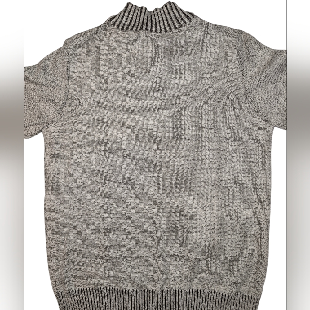 Method Grayscale Waffle Knit Pull Over Sweater W … - image 4